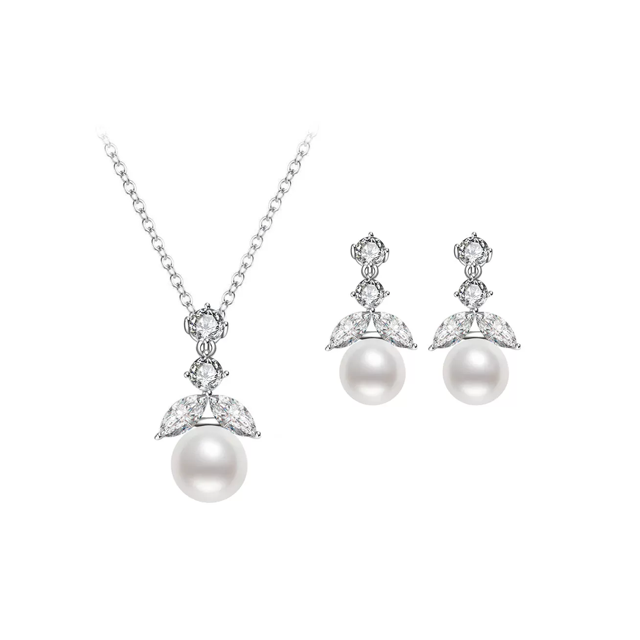 Elegant Freshwater Pearl Set WS00057