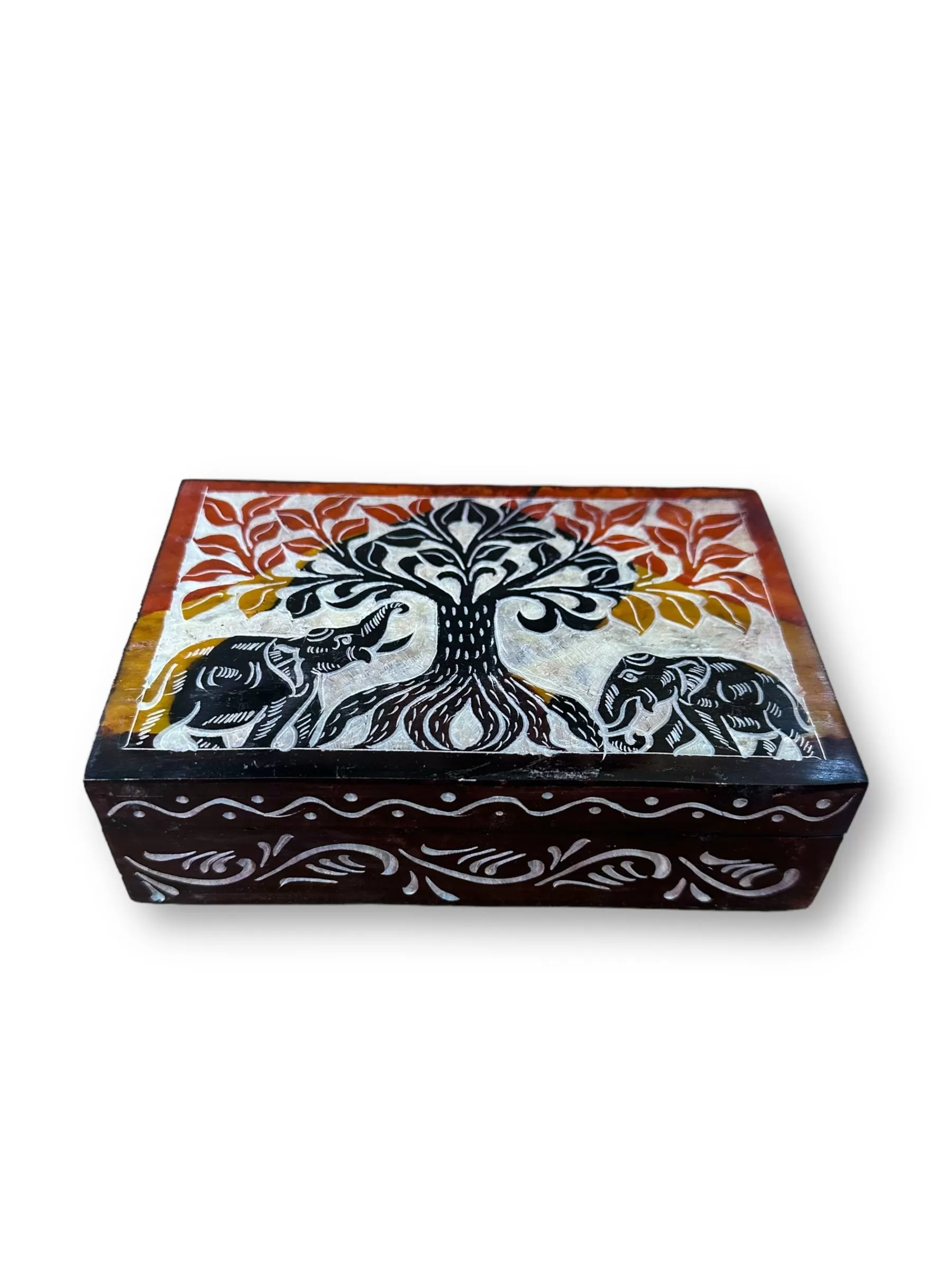 Elephant Tree of LIfe Jewelry Box