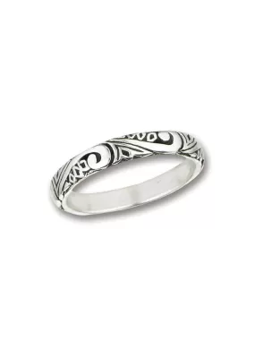 Embossed Swirls Band