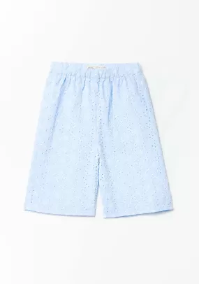 Embrodered Trousers - Blue