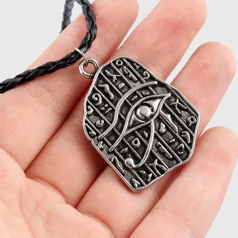 Eye of Horus Tablet Amulet Necklace