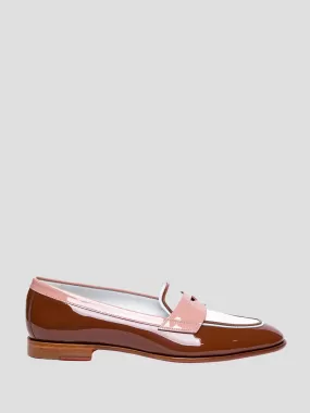 Famed Pip Bi-Color Patent Leather Loafer