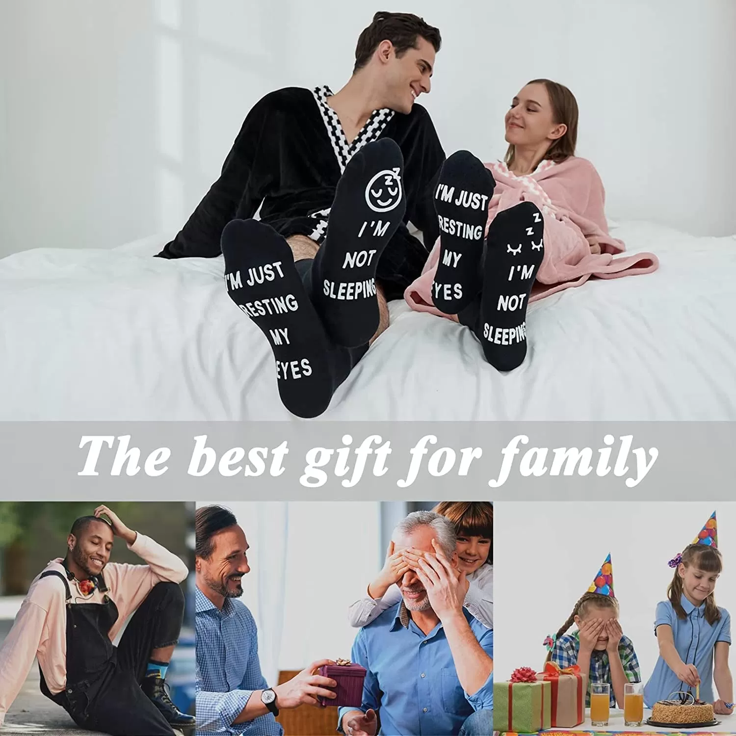 Gifts for Men Dad Father Husband Grandpa Mens Socks Gifts For Him,Funny Socks Gift Ideas for Fathers Day