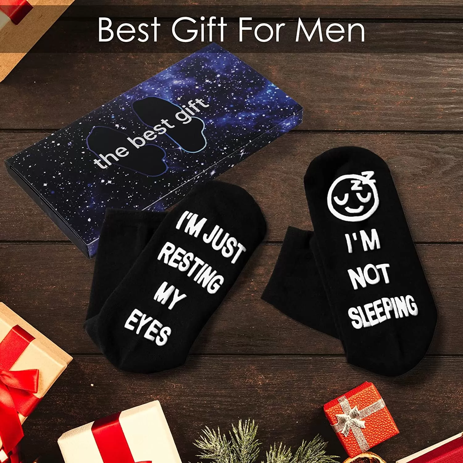 Gifts for Men Dad Father Husband Grandpa Mens Socks Gifts For Him,Funny Socks Gift Ideas for Fathers Day