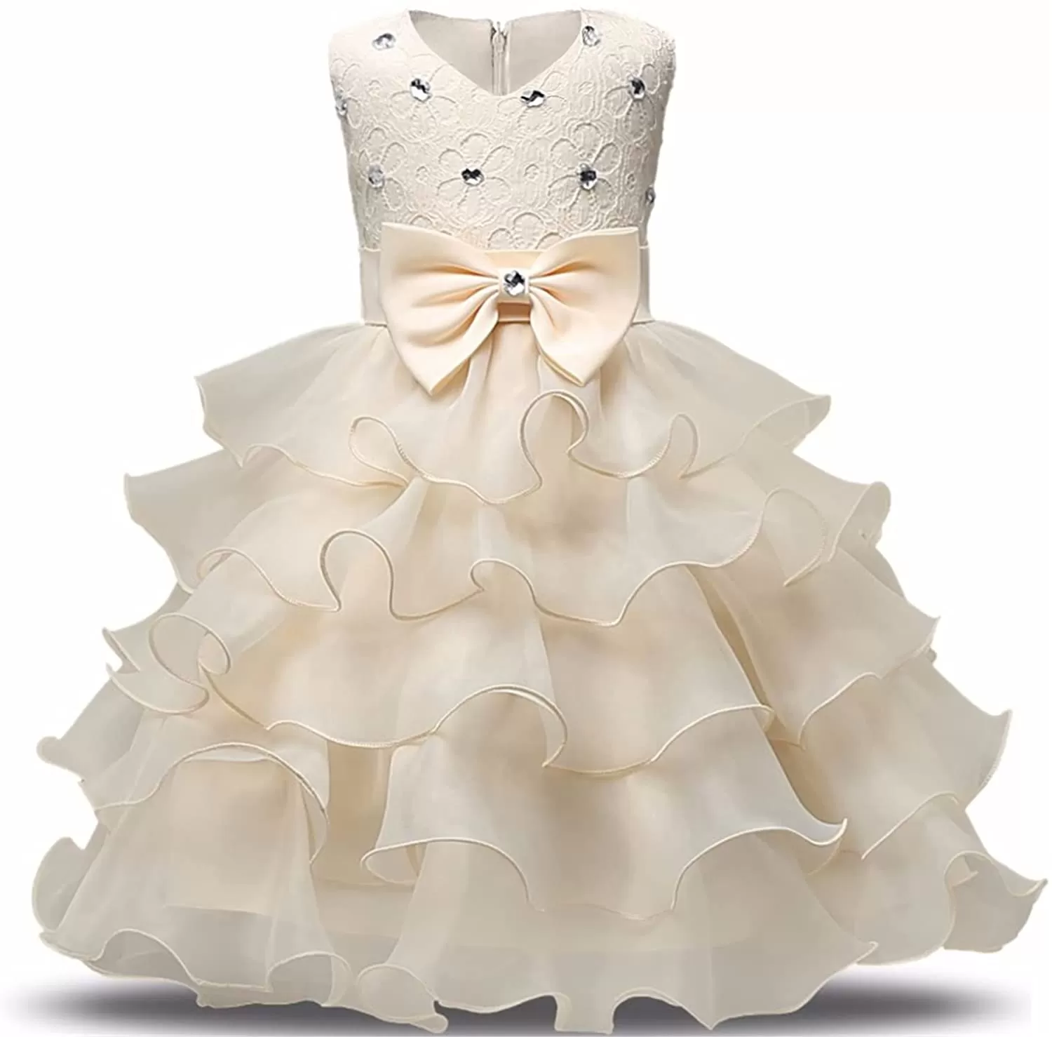 Girl Dress Kids Ruffles Lace Party Wedding Dresses