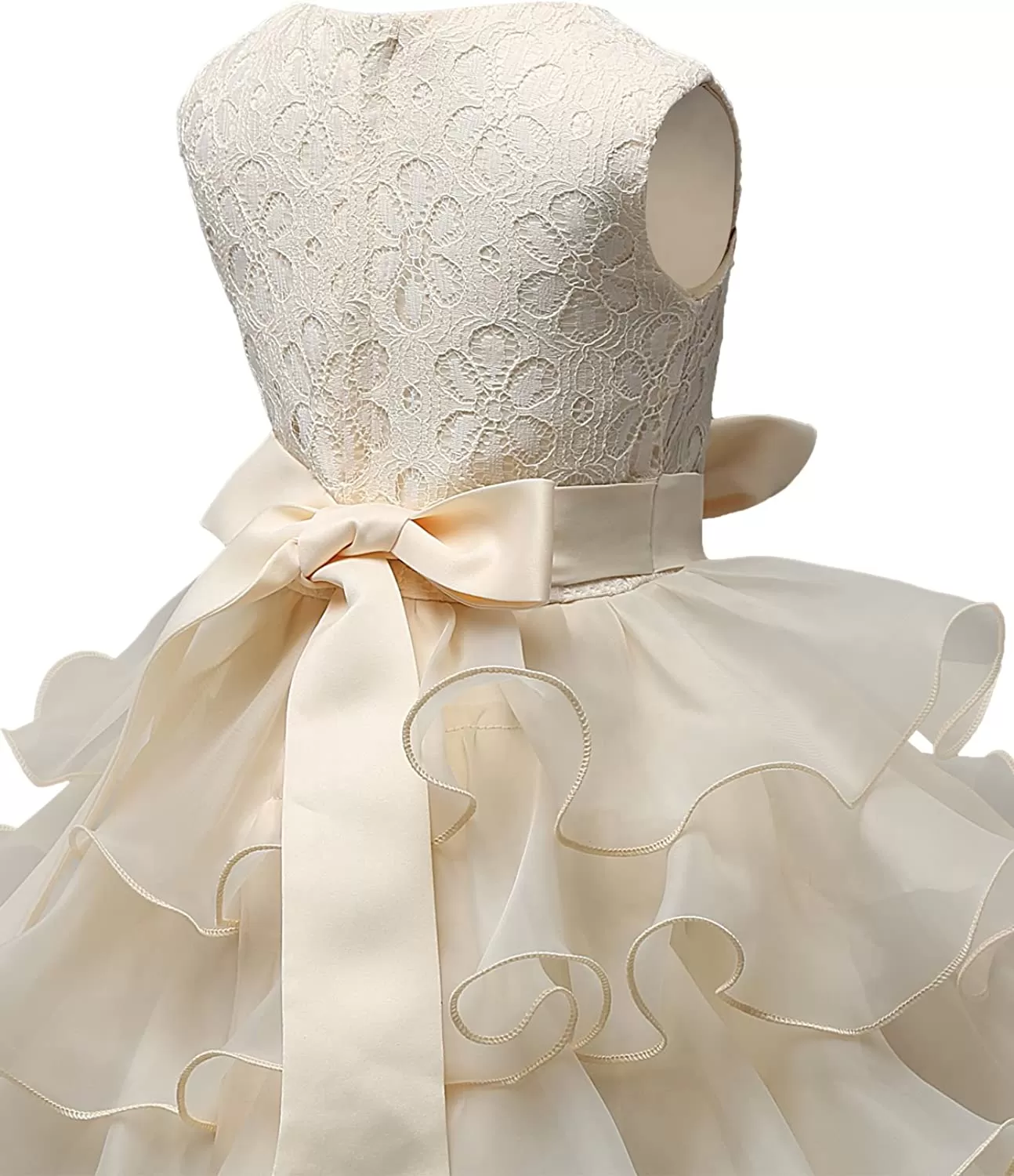 Girl Dress Kids Ruffles Lace Party Wedding Dresses