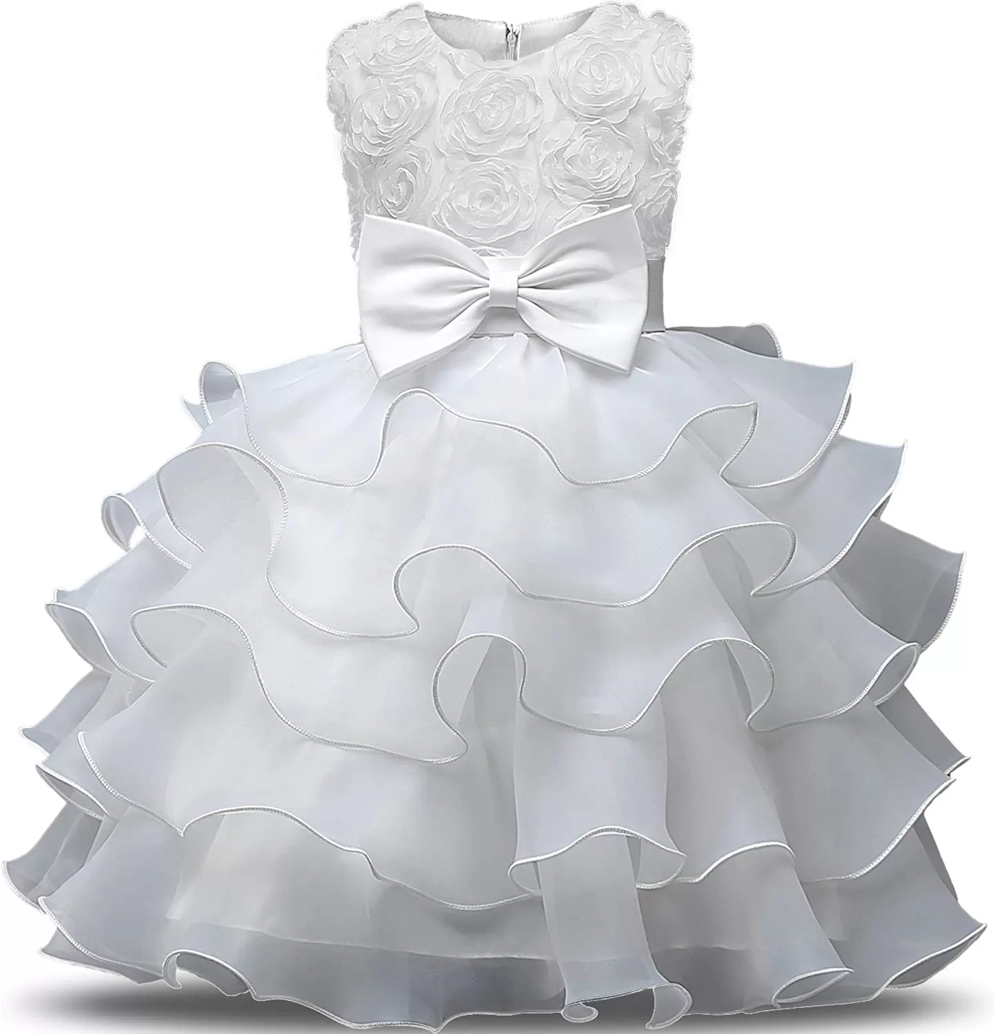 Girl Dress Kids Ruffles Lace Party Wedding Dresses