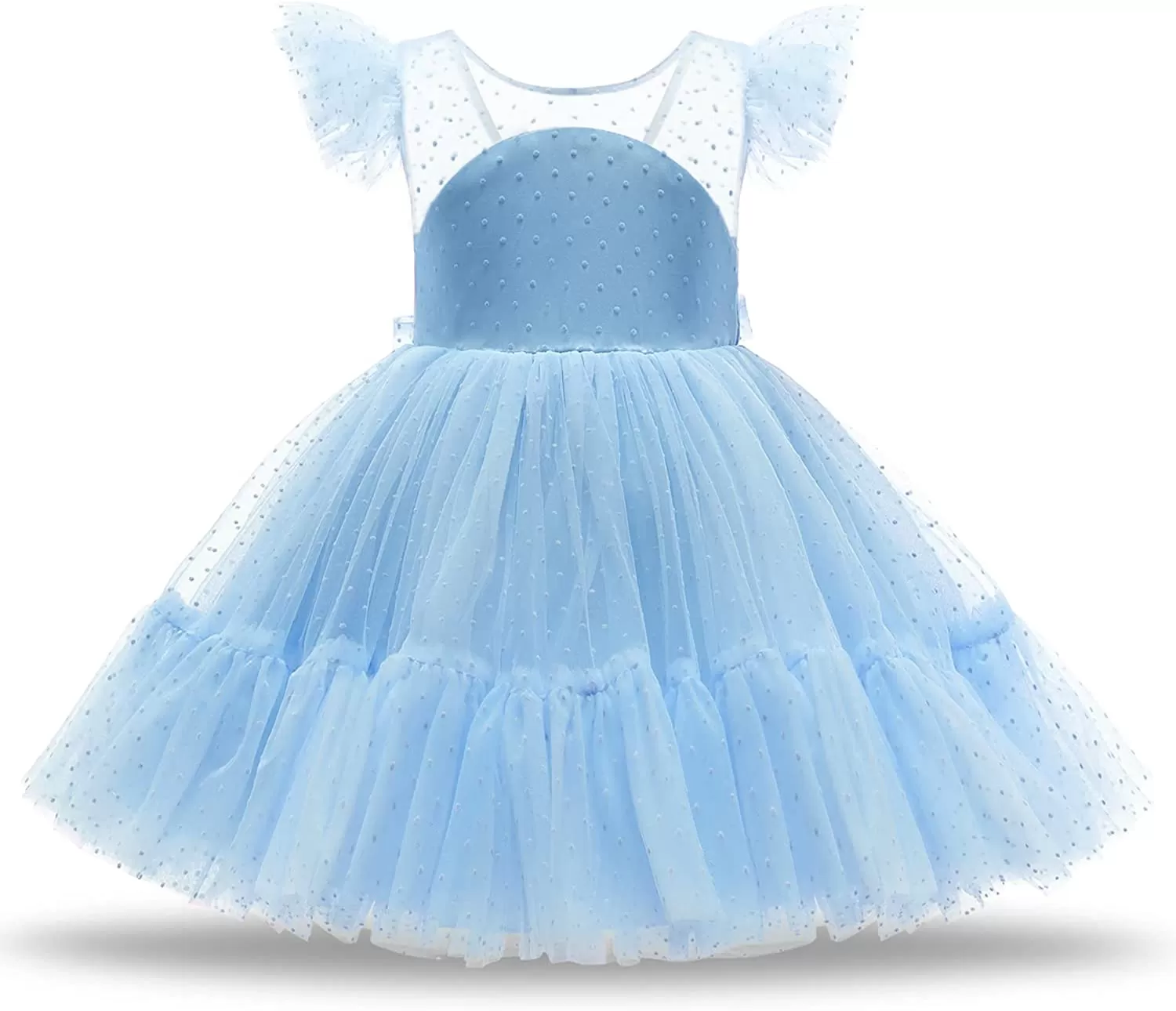 Girl Dress Kids Ruffles Lace Party Wedding Dresses