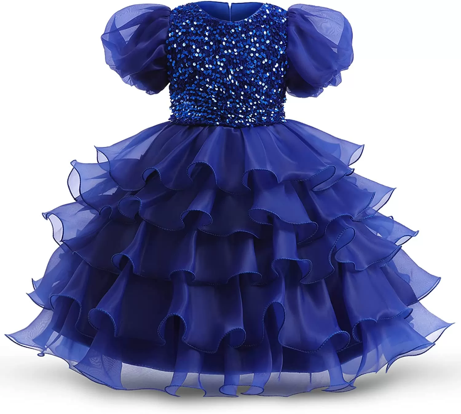 Girl Dress Kids Ruffles Lace Party Wedding Dresses