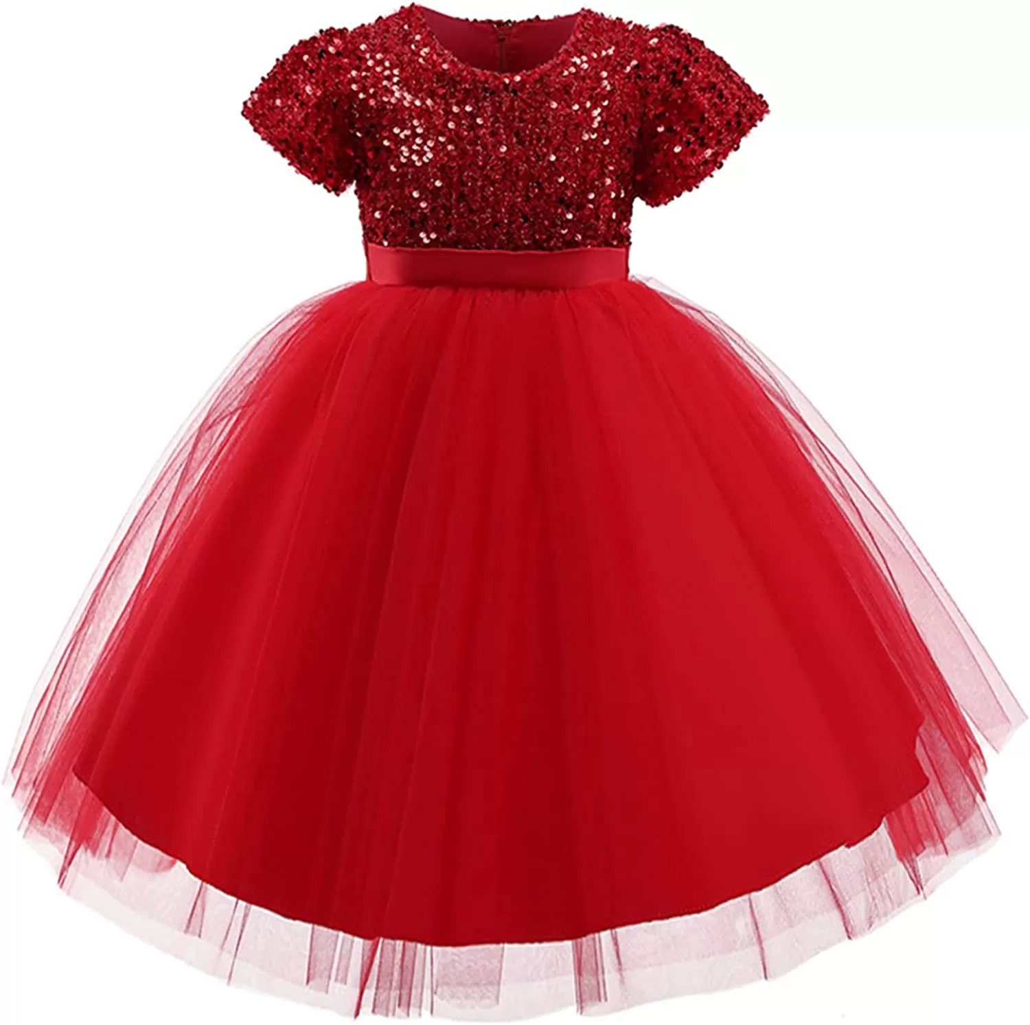 Girl Dress Kids Ruffles Lace Party Wedding Dresses