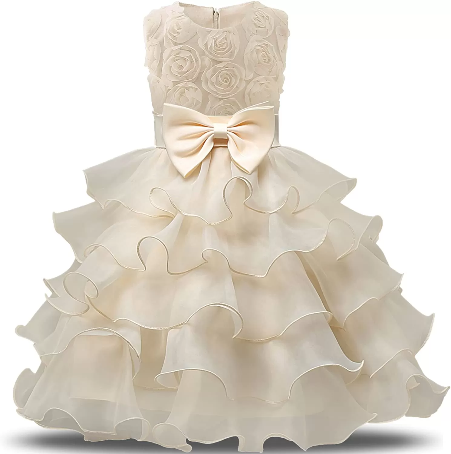 Girl Dress Kids Ruffles Lace Party Wedding Dresses