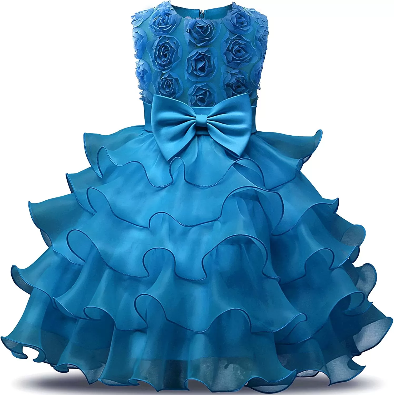 Girl Dress Kids Ruffles Lace Party Wedding Dresses