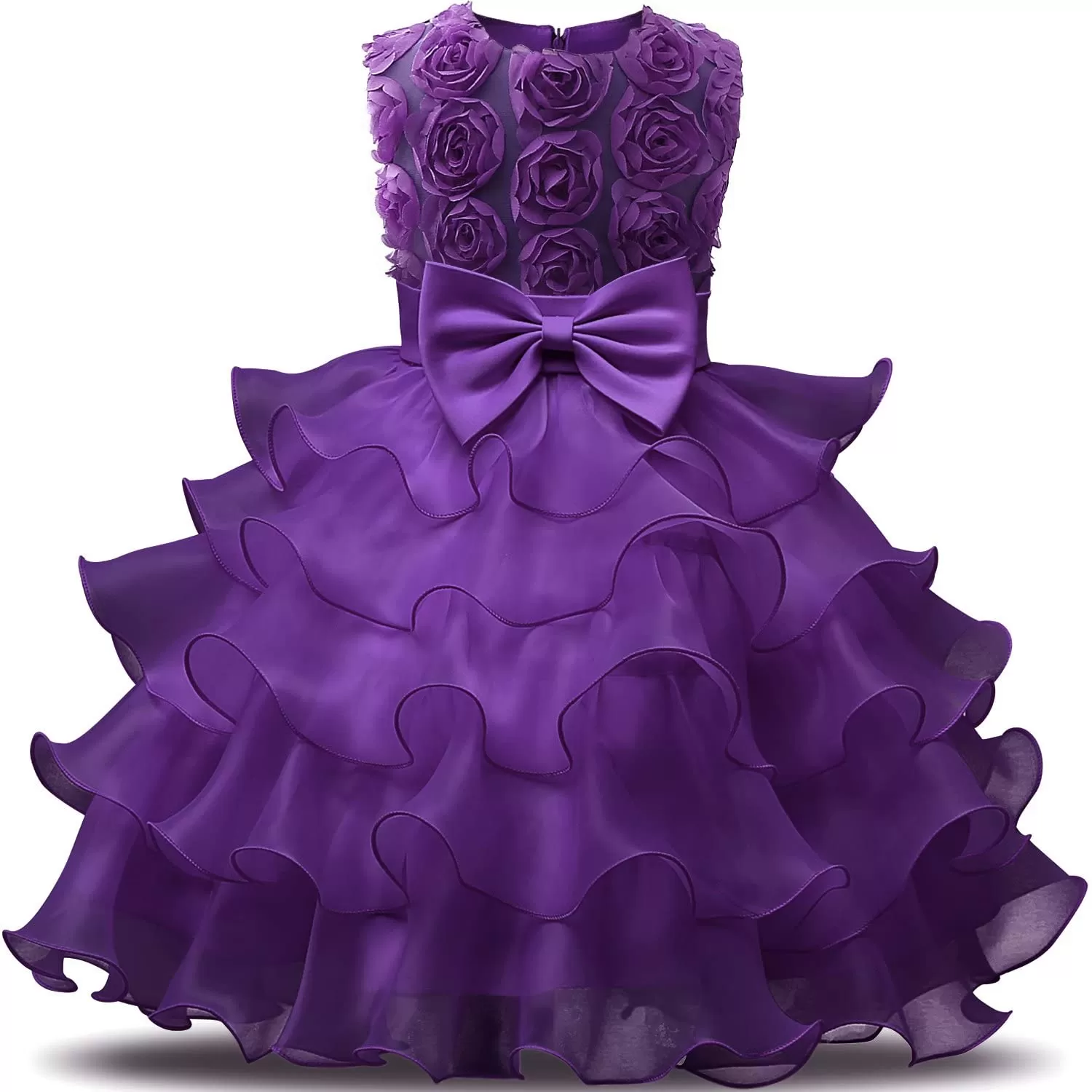 Girl Dress Kids Ruffles Lace Party Wedding Dresses