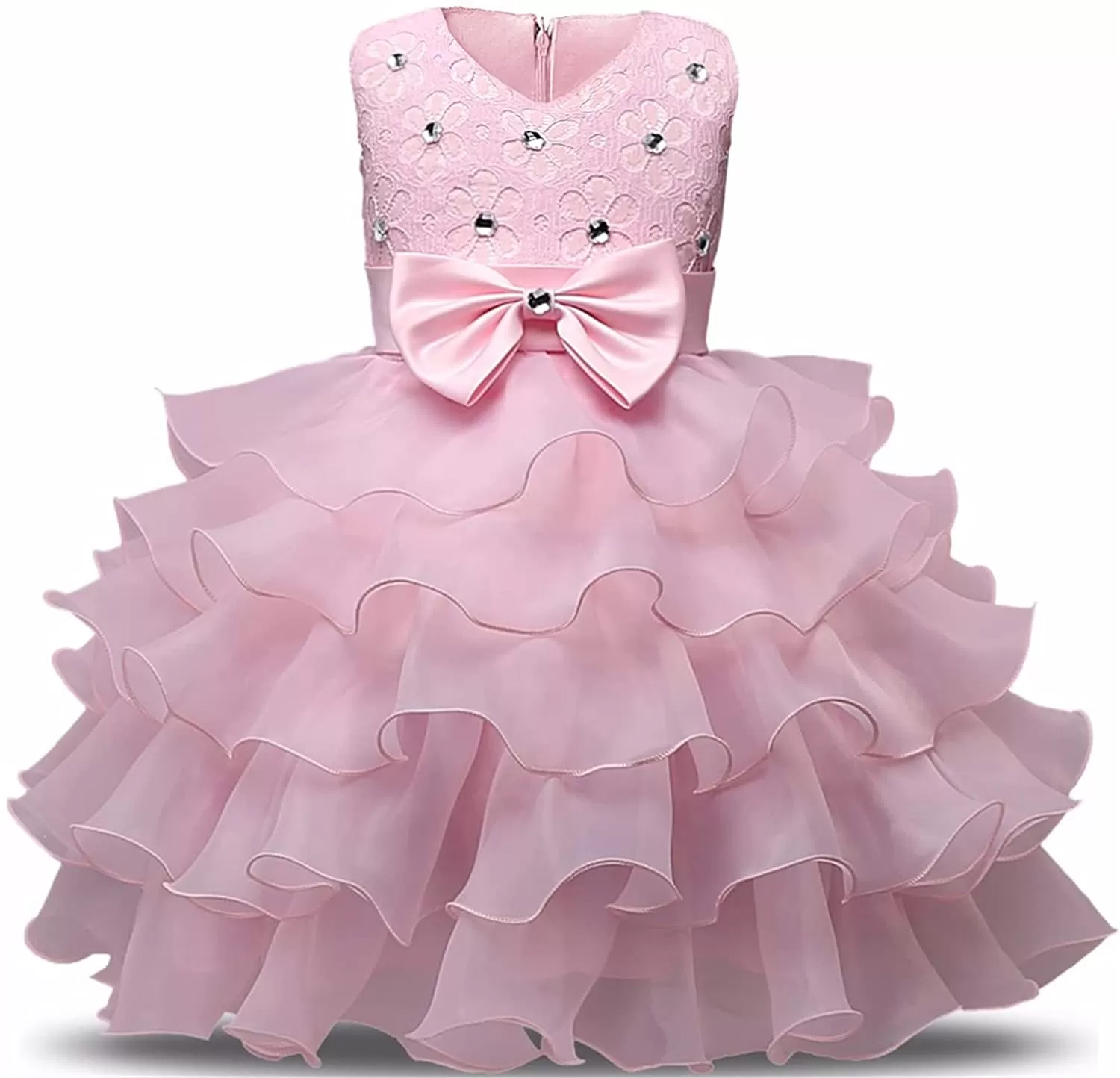 Girl Dress Kids Ruffles Lace Party Wedding Dresses