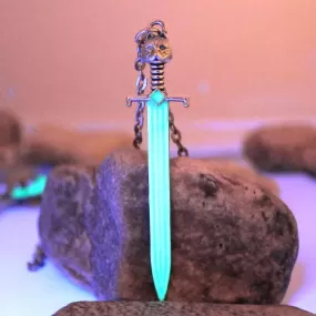 Glow in the Dark Longsword Necklace