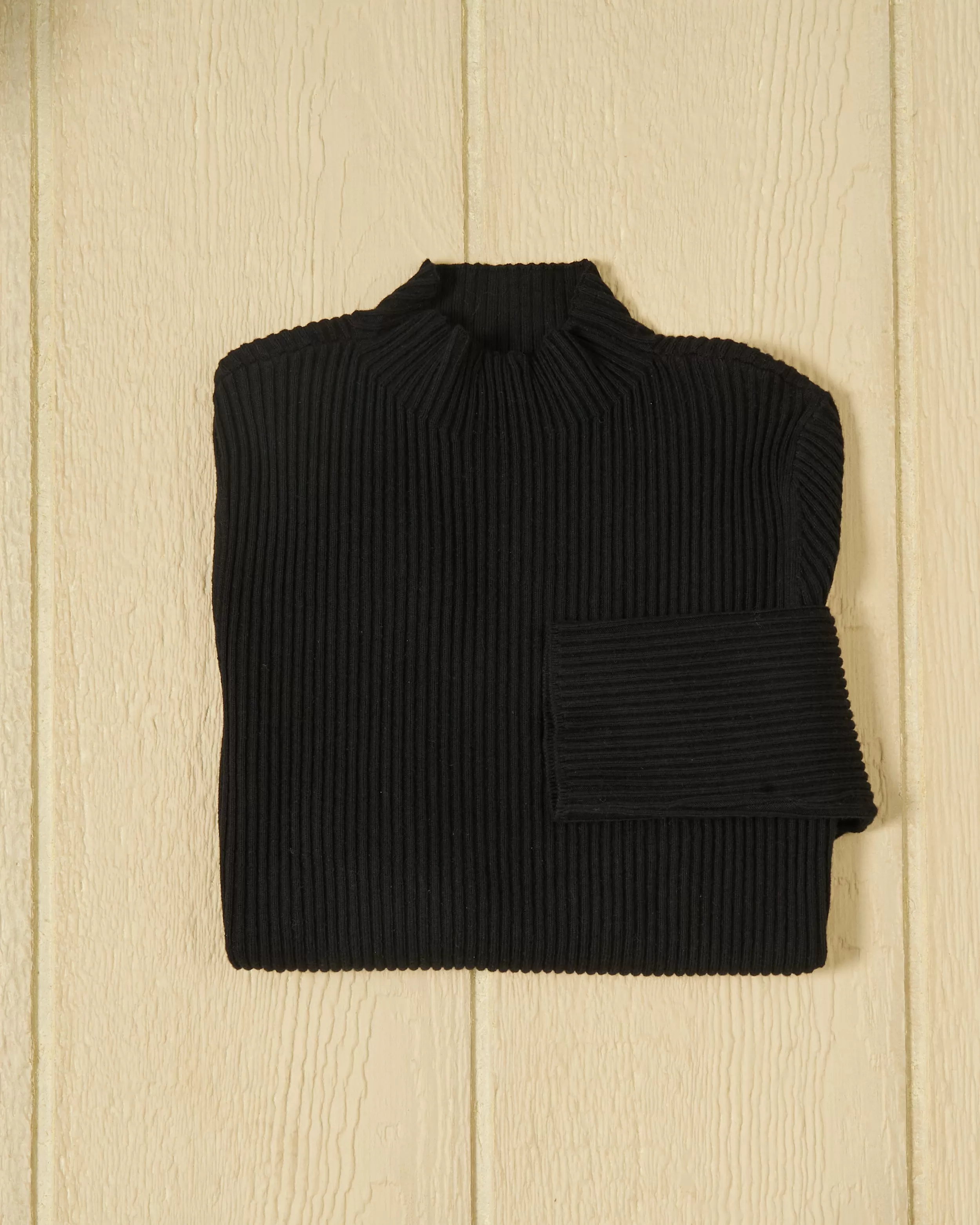 Haven Sweater Knit Top in Black