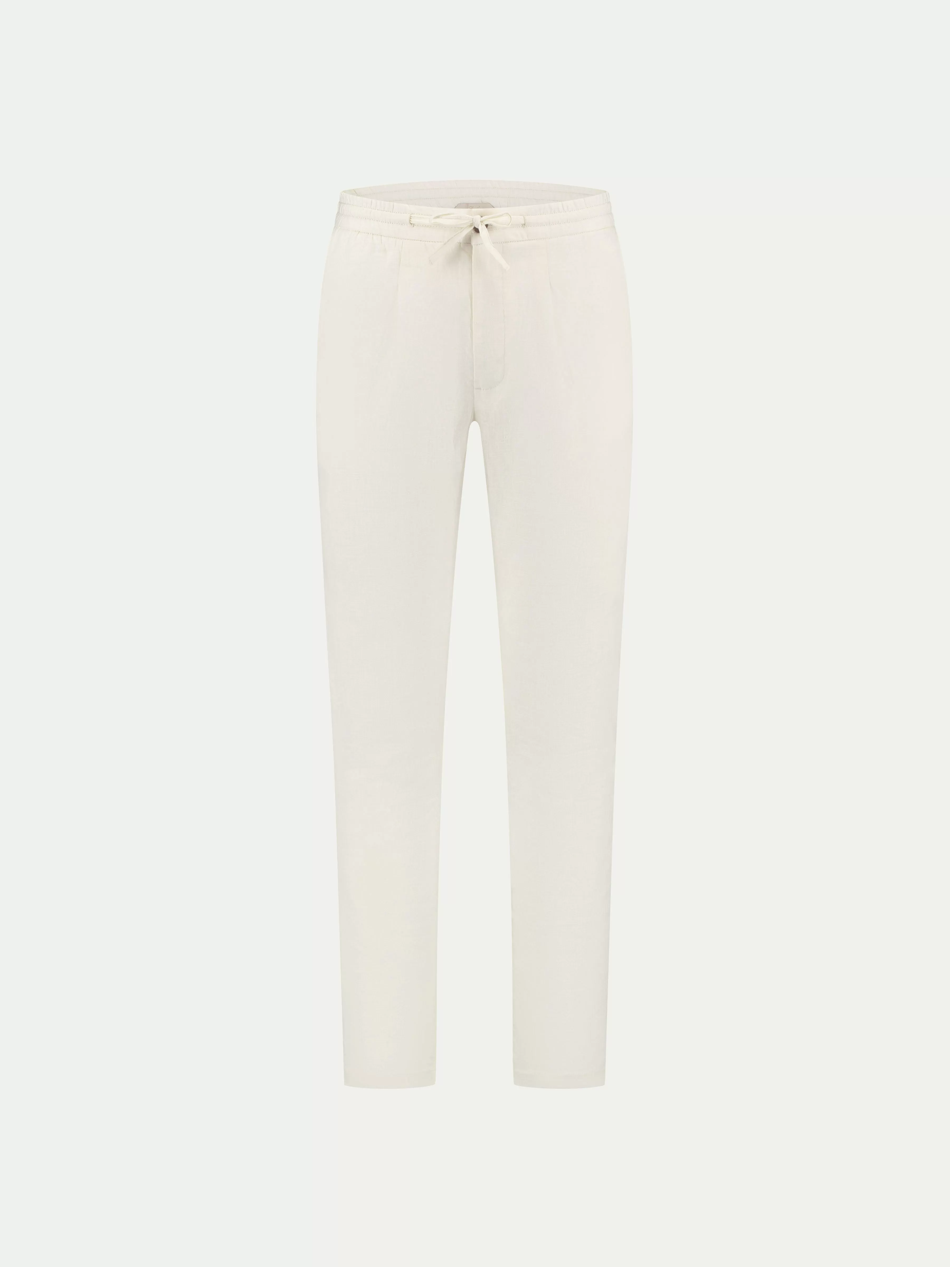 Ivory Linen Seaside Trousers