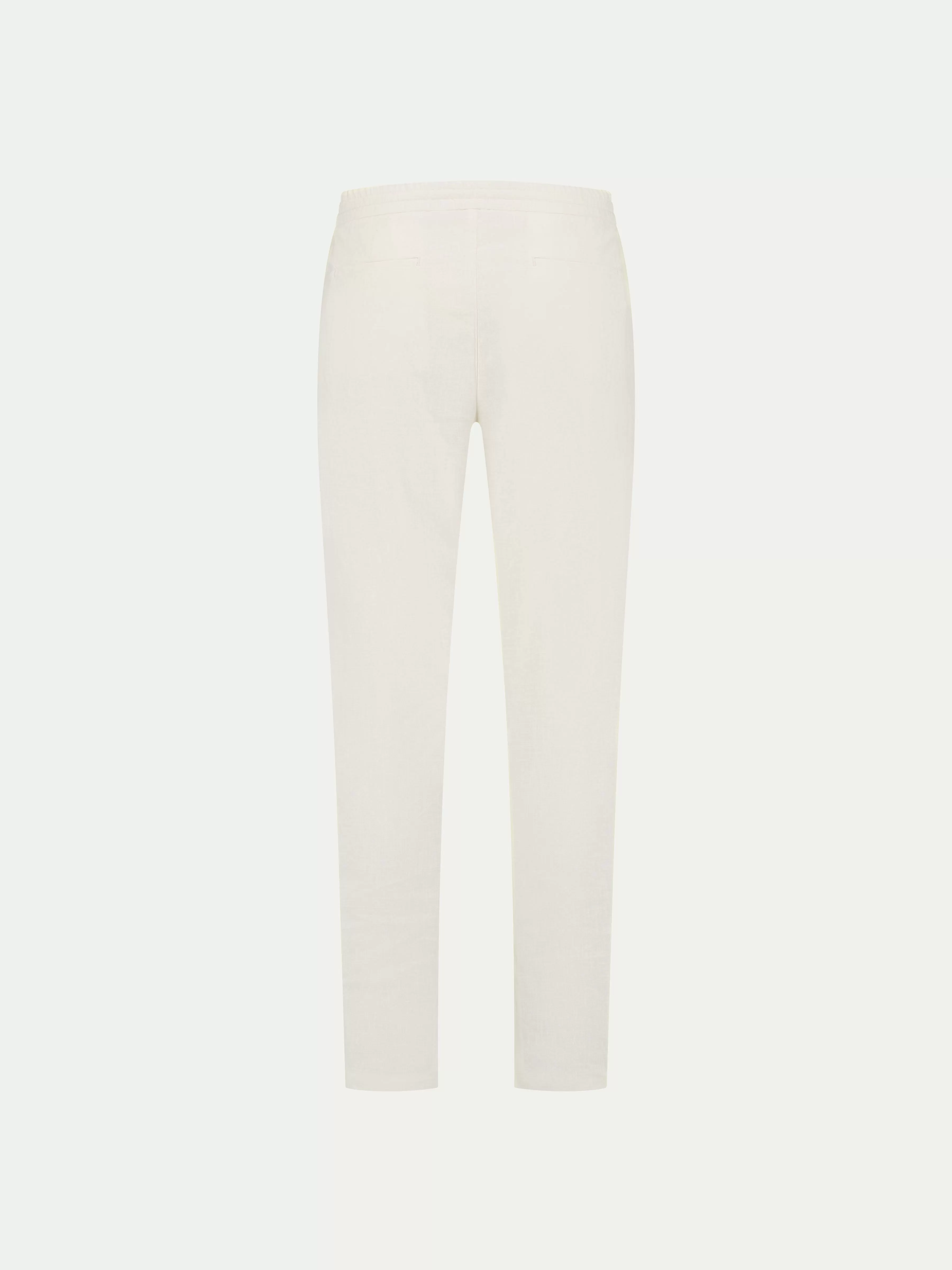 Ivory Linen Seaside Trousers