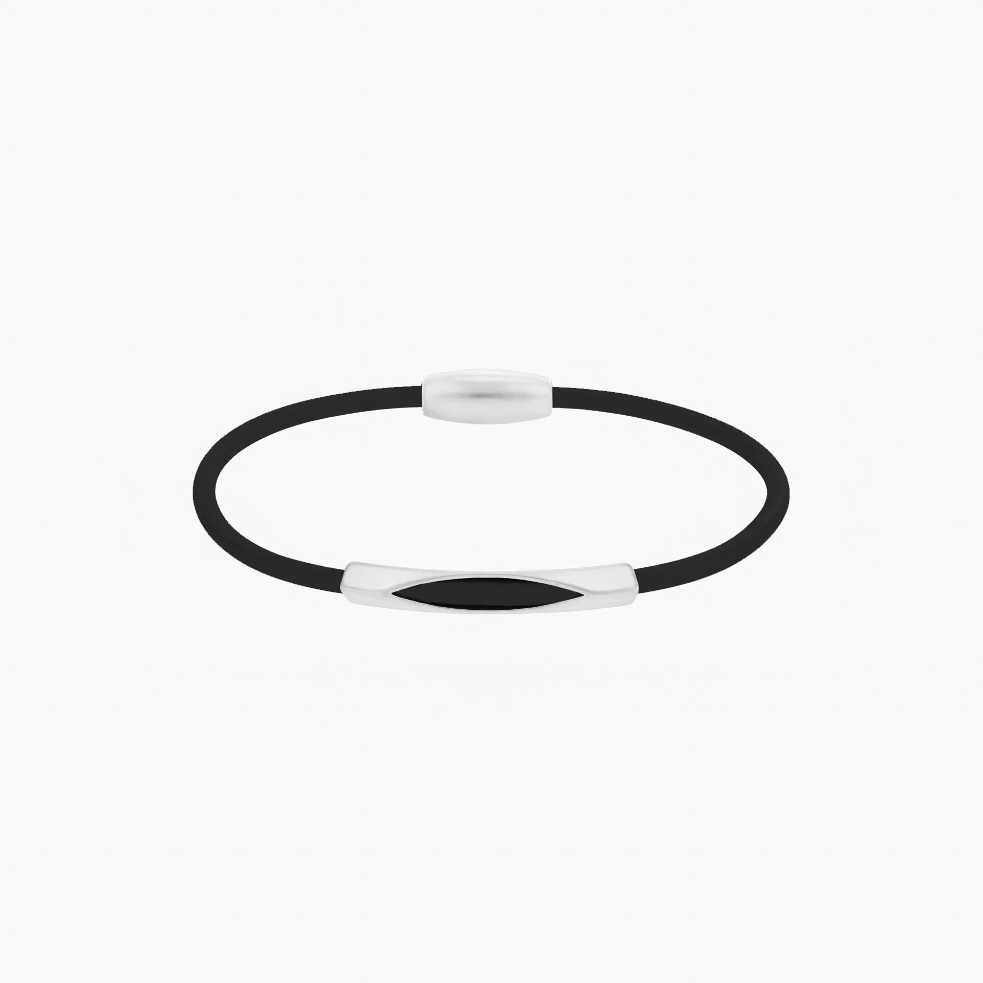 Leather Magnetic Bar Bracelet