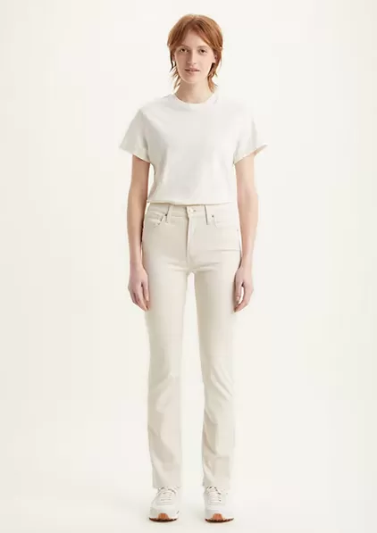 Levi's straight high-waisted jeans trousers 724 188830190 whitecap grey-neutral