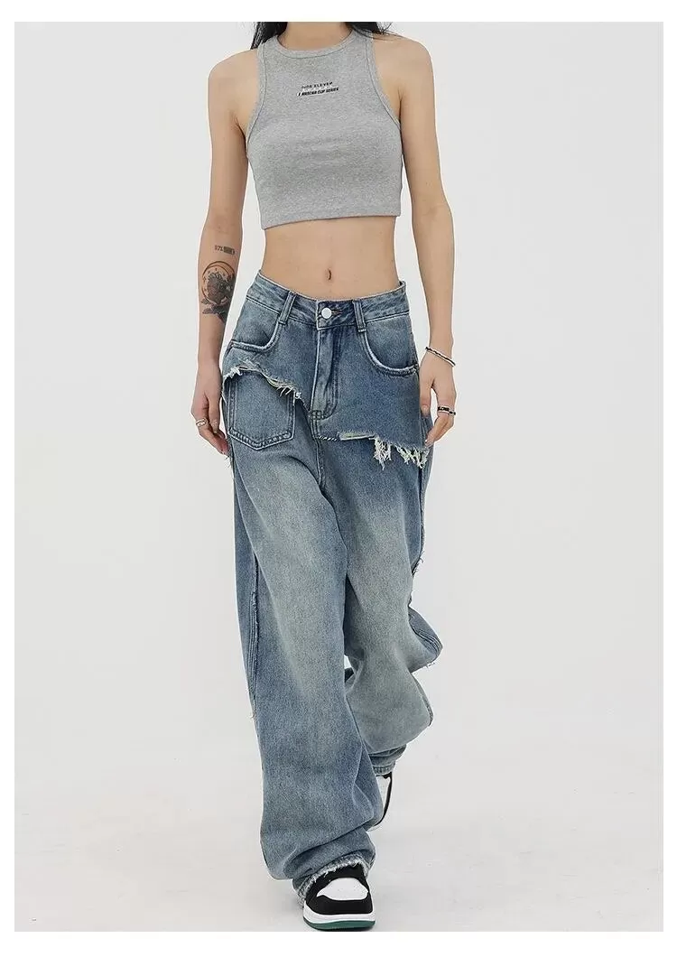 Loose Wide Leg Jeans