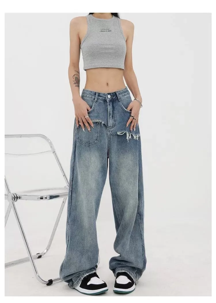 Loose Wide Leg Jeans