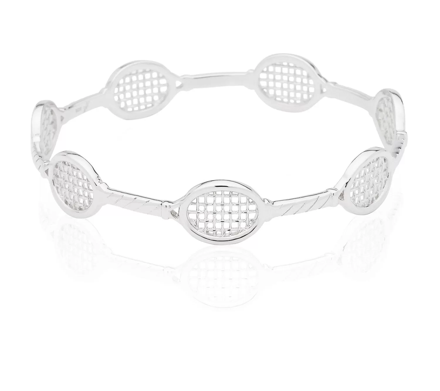 Love Racquet Bangle Bracelet