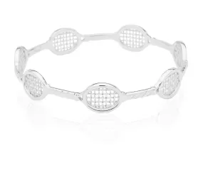 Love Racquet Bangle Bracelet