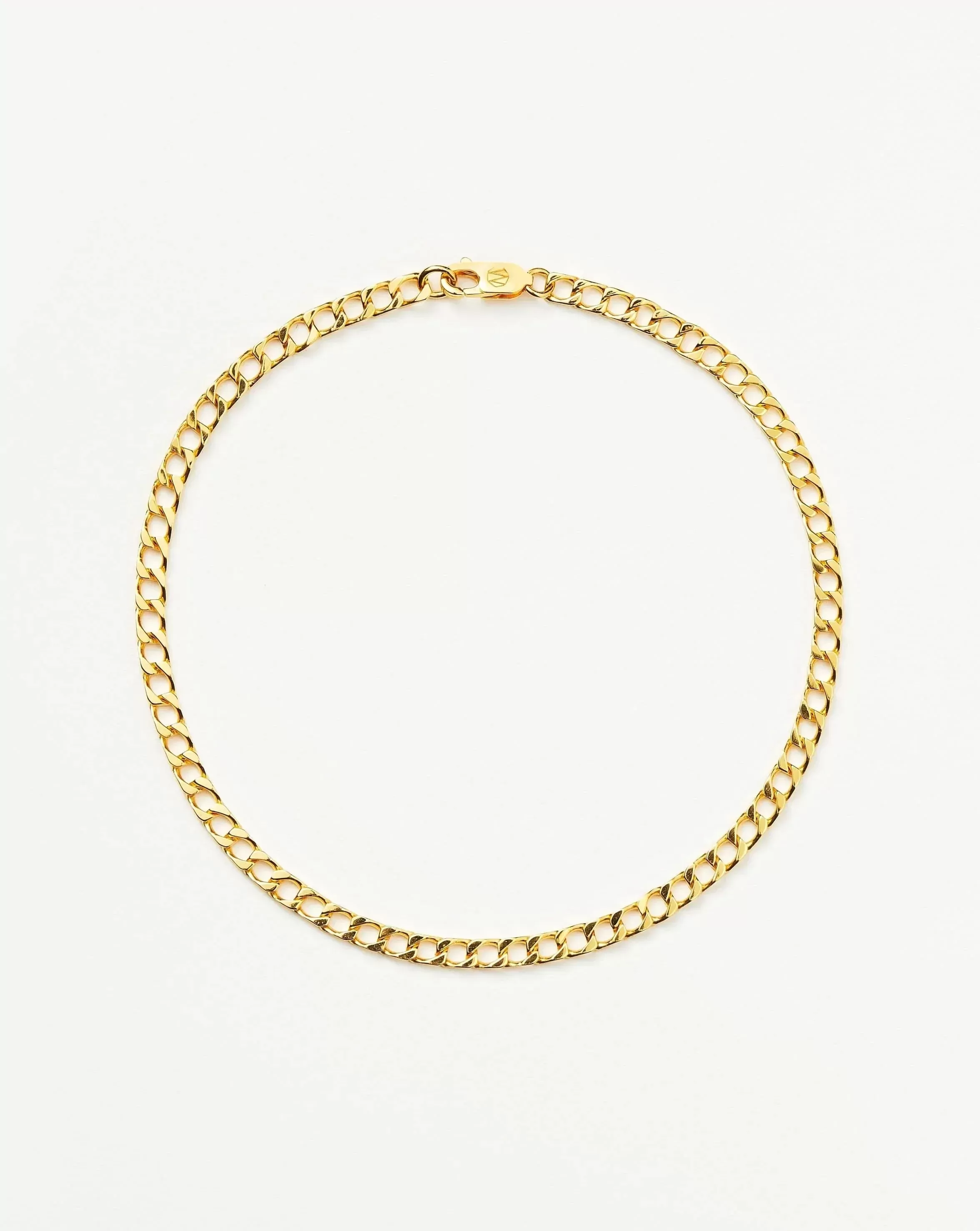 Lucy Williams Flat Curb Chain Anklet