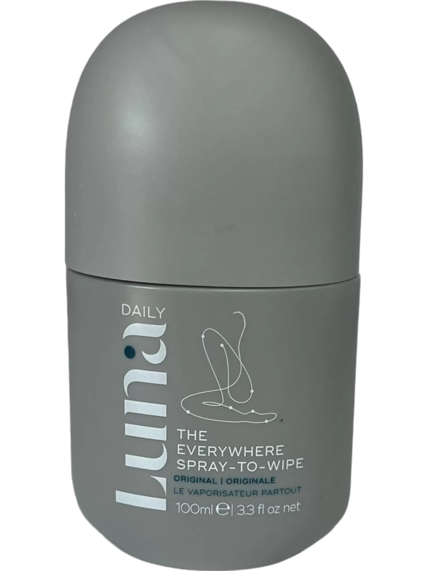 Luna Daily ingen farve The Original Everywhere Spray-to-Wipe Prebiotics Vitamins C & E 100 ML