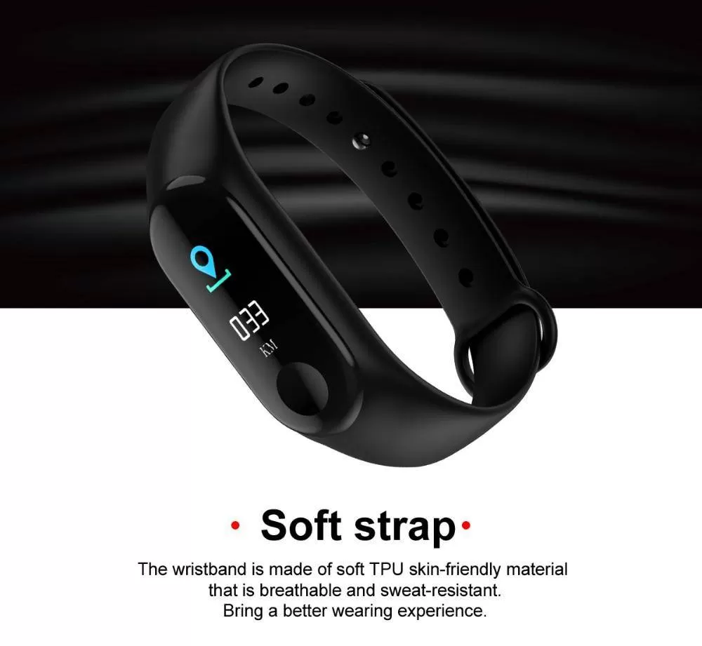 M3 Smart sports watch Women Smart Watch Men Heart Rate Blood Pressure Monitor Fitness Tracker Pedometer Watch