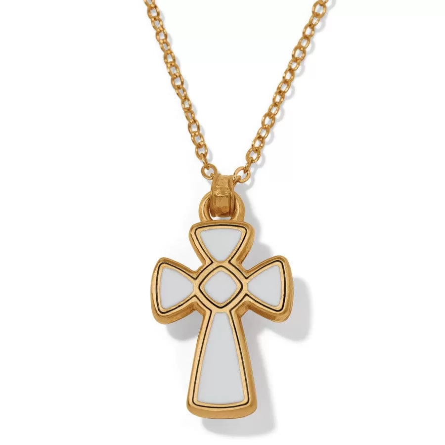 Majestic Royal Cross Reversible Necklace