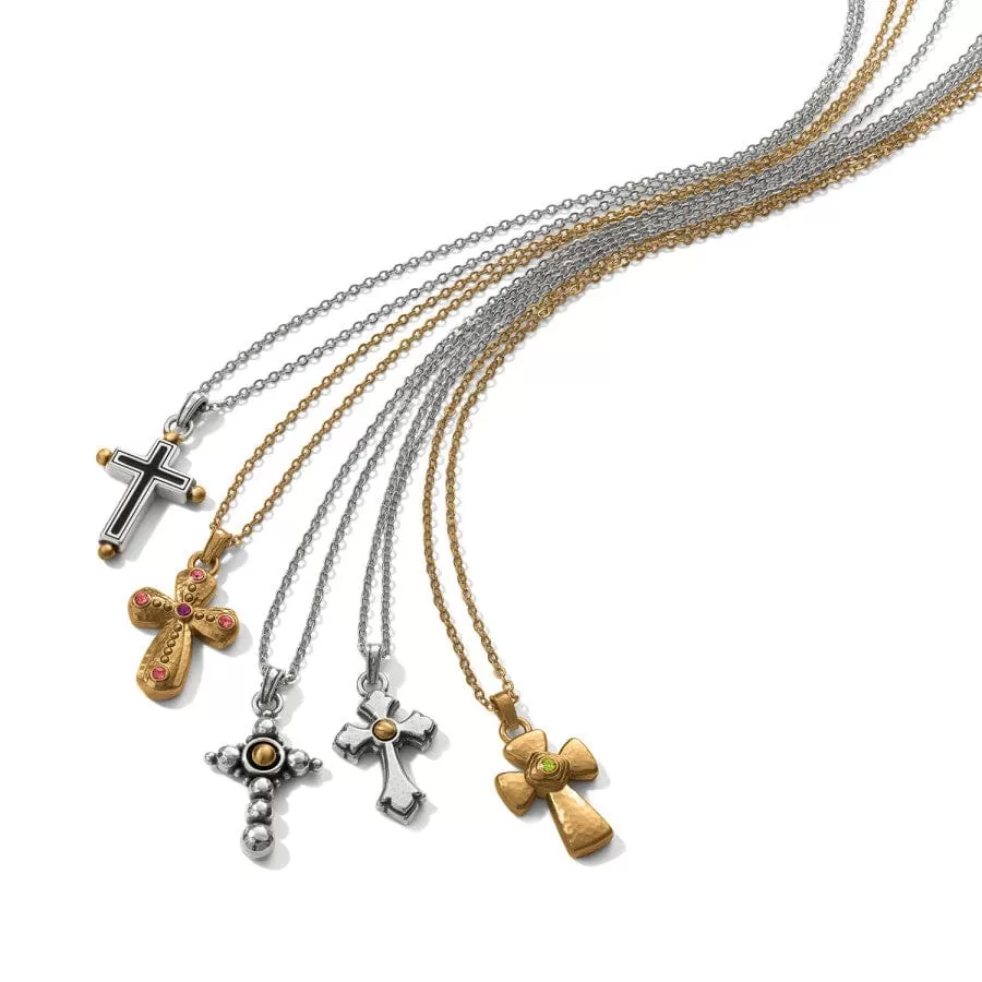 Majestic Royal Cross Reversible Necklace