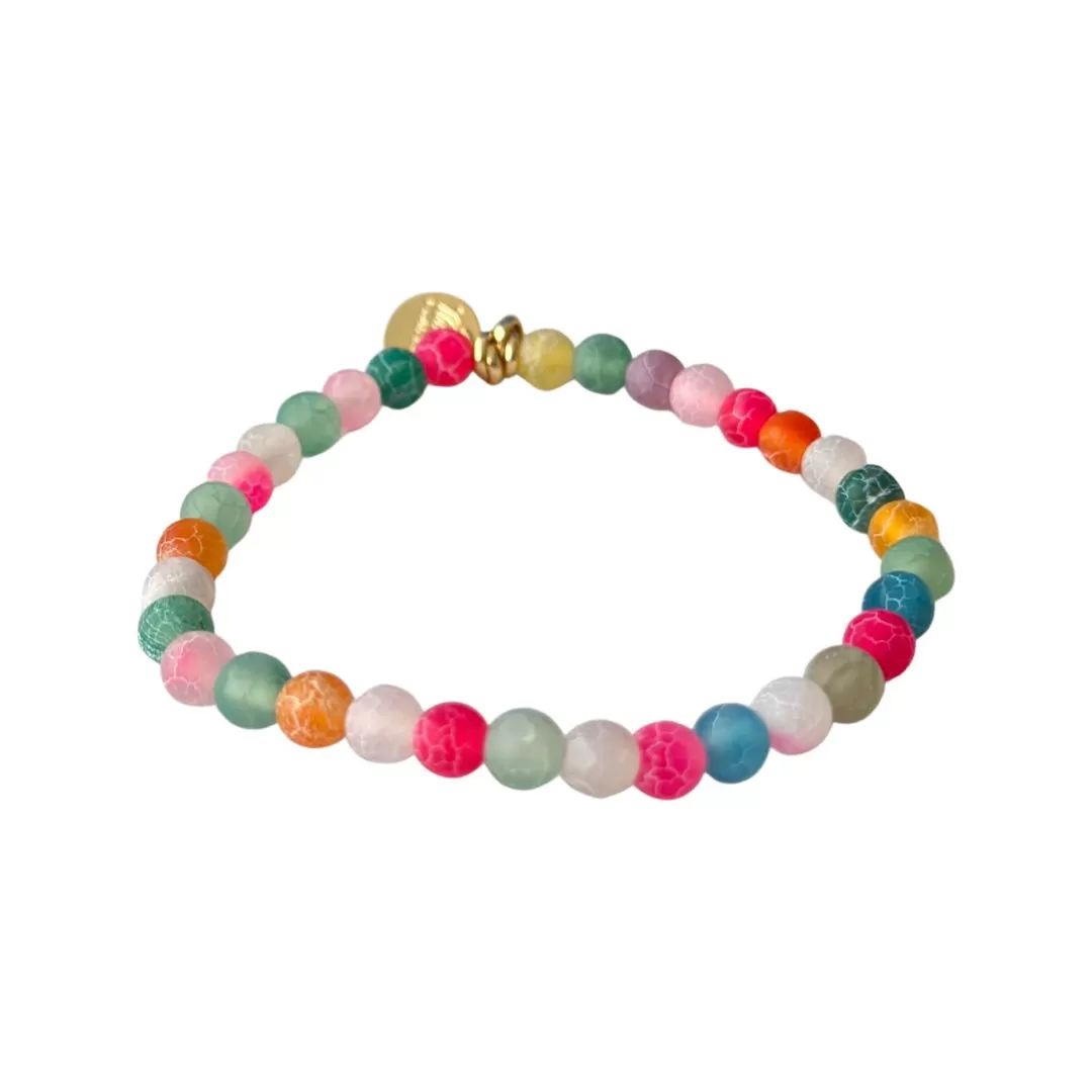 MANU STONES ELASTIC BRACELET