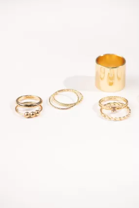 METALLIC RING SET