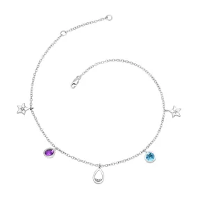 Mini Anklet - 5 Charm