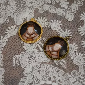 Miniature Portrait - Large Round - Queen Elizabeth I