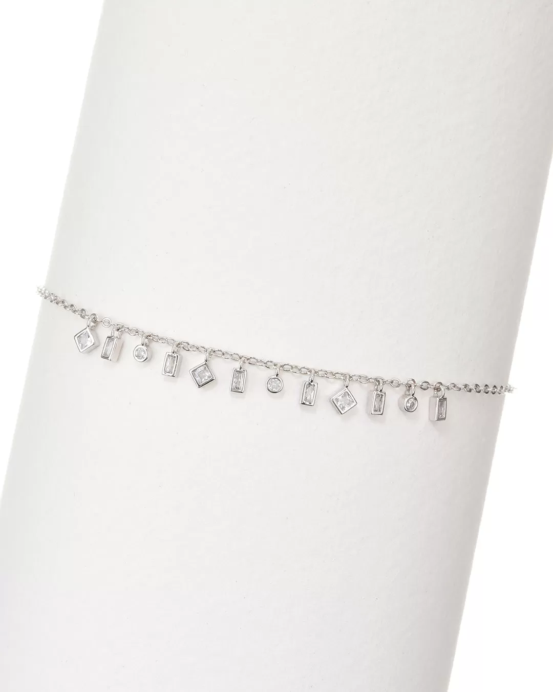 Mixte Shaker Anklet- Silver