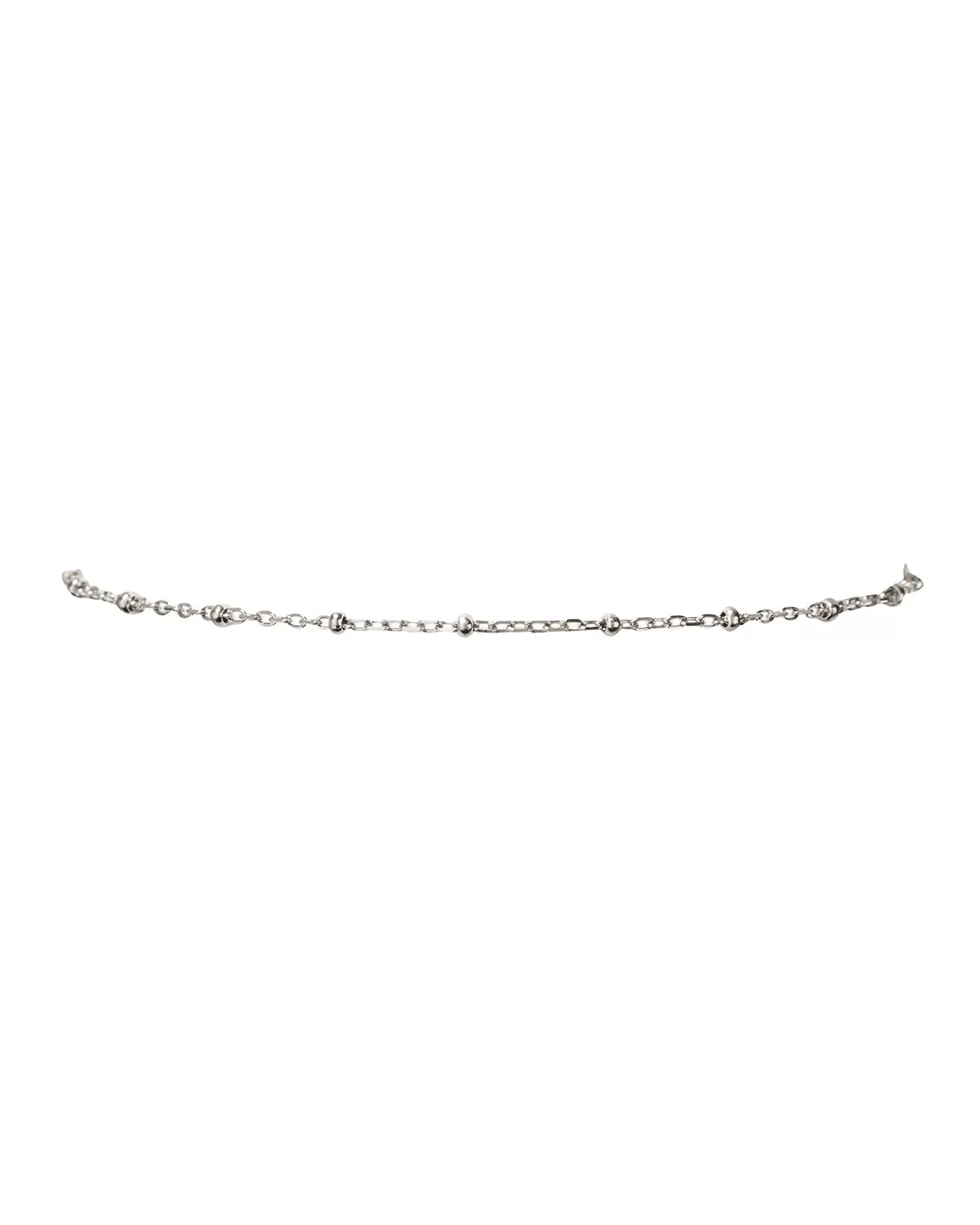 Mondays at Teddy's Anklet- Silver