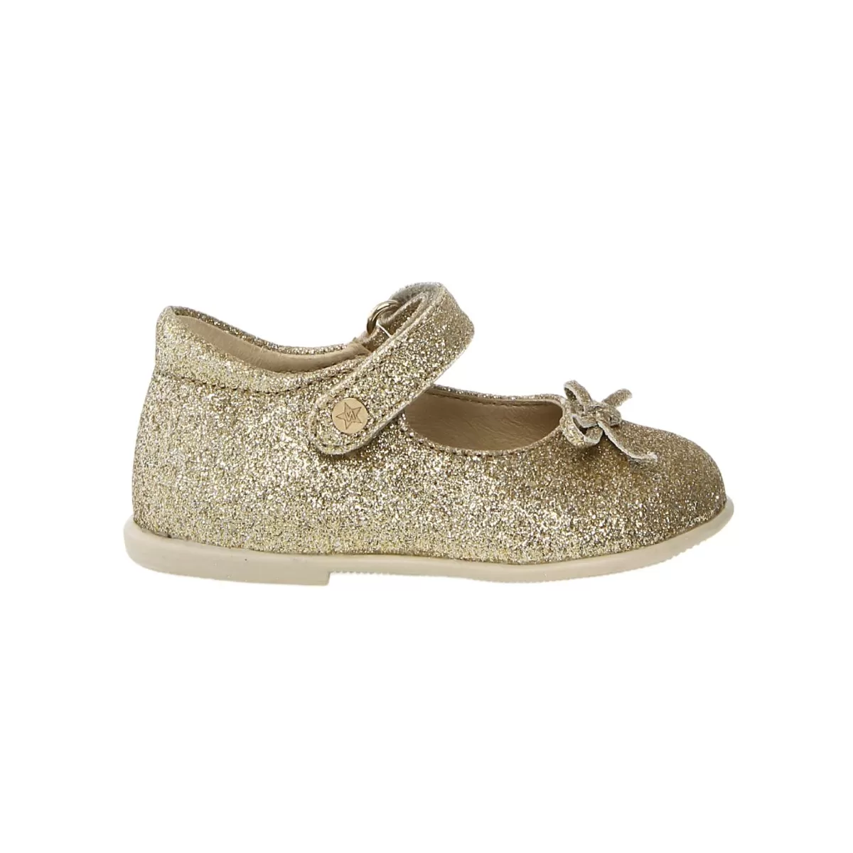 Naturino Toddler's (Sizes 22-26) Glitter Platinum Mary Jane