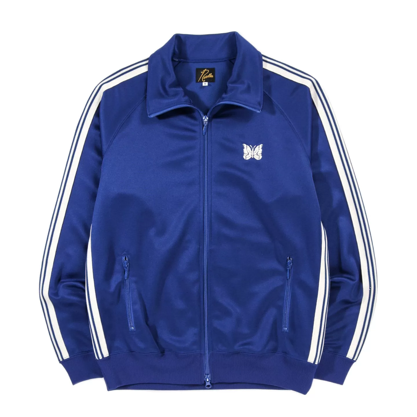 NEEDLES TRACK JACKET POLY SMOOTH ROYAL