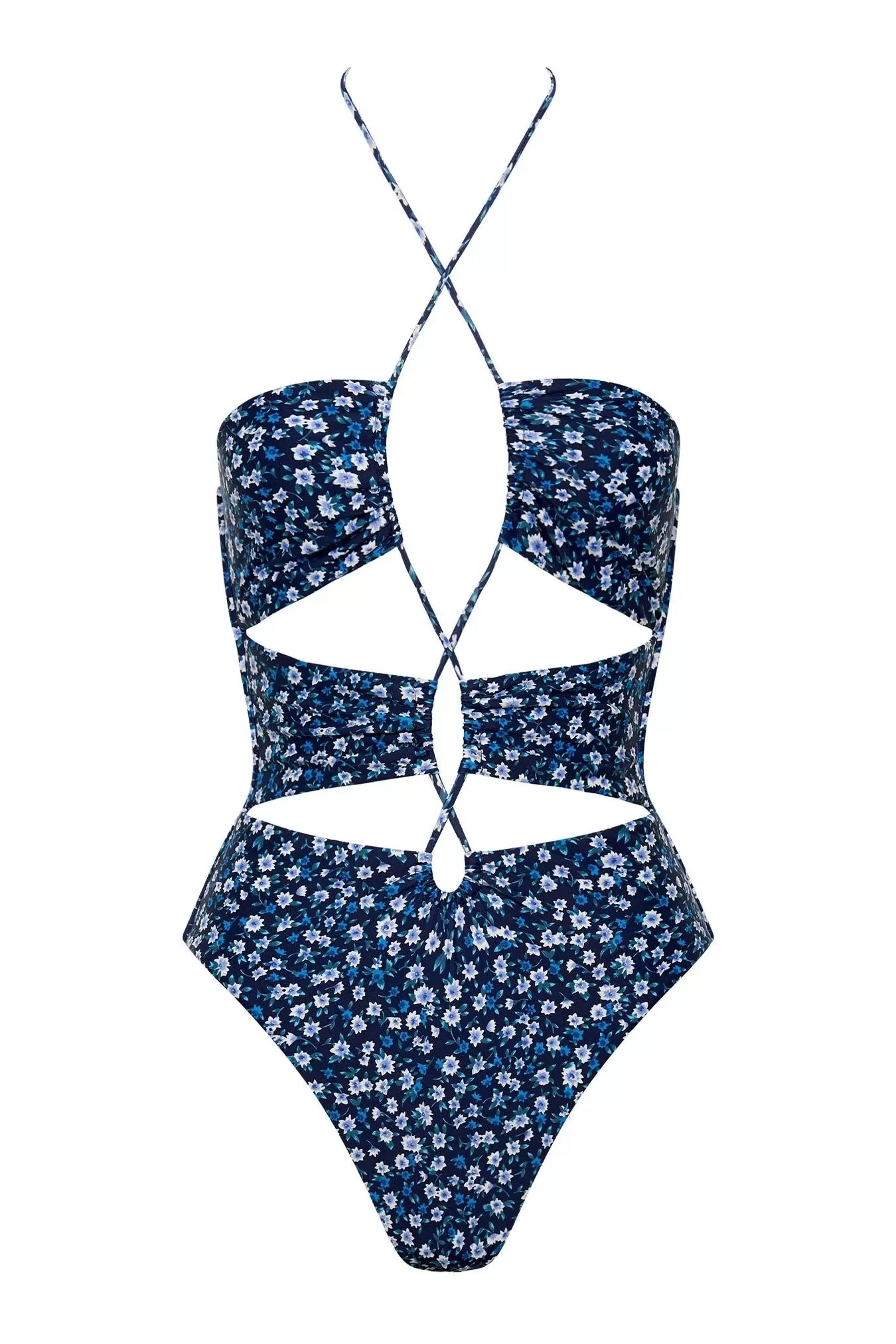 Nookie Floral Fiesta One Piece - Blue