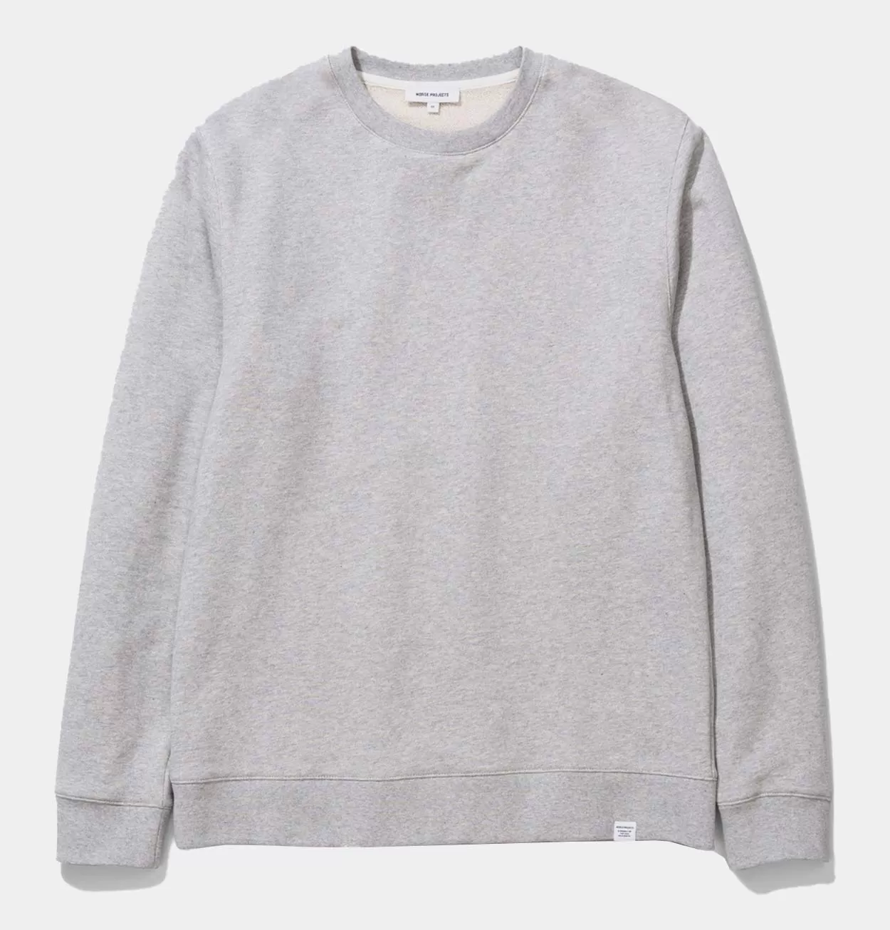 Norse Projects Vagn Classic Crew Sweatshirt in Light Grey Melange