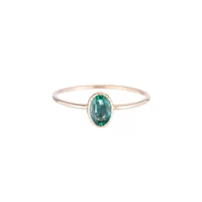 Oval Emerald Wisp Ring