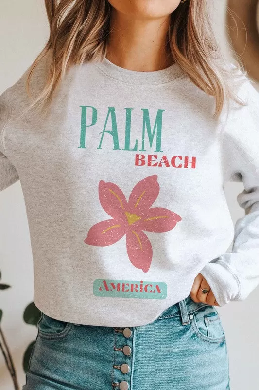 PALM BEACH AMERICA GRAPHIC SWEATSHIRT