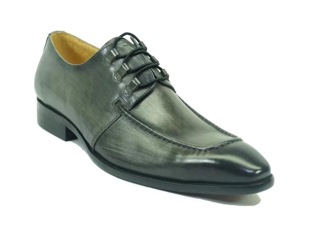 Patina Finish Calfskin Lace-up Shoe