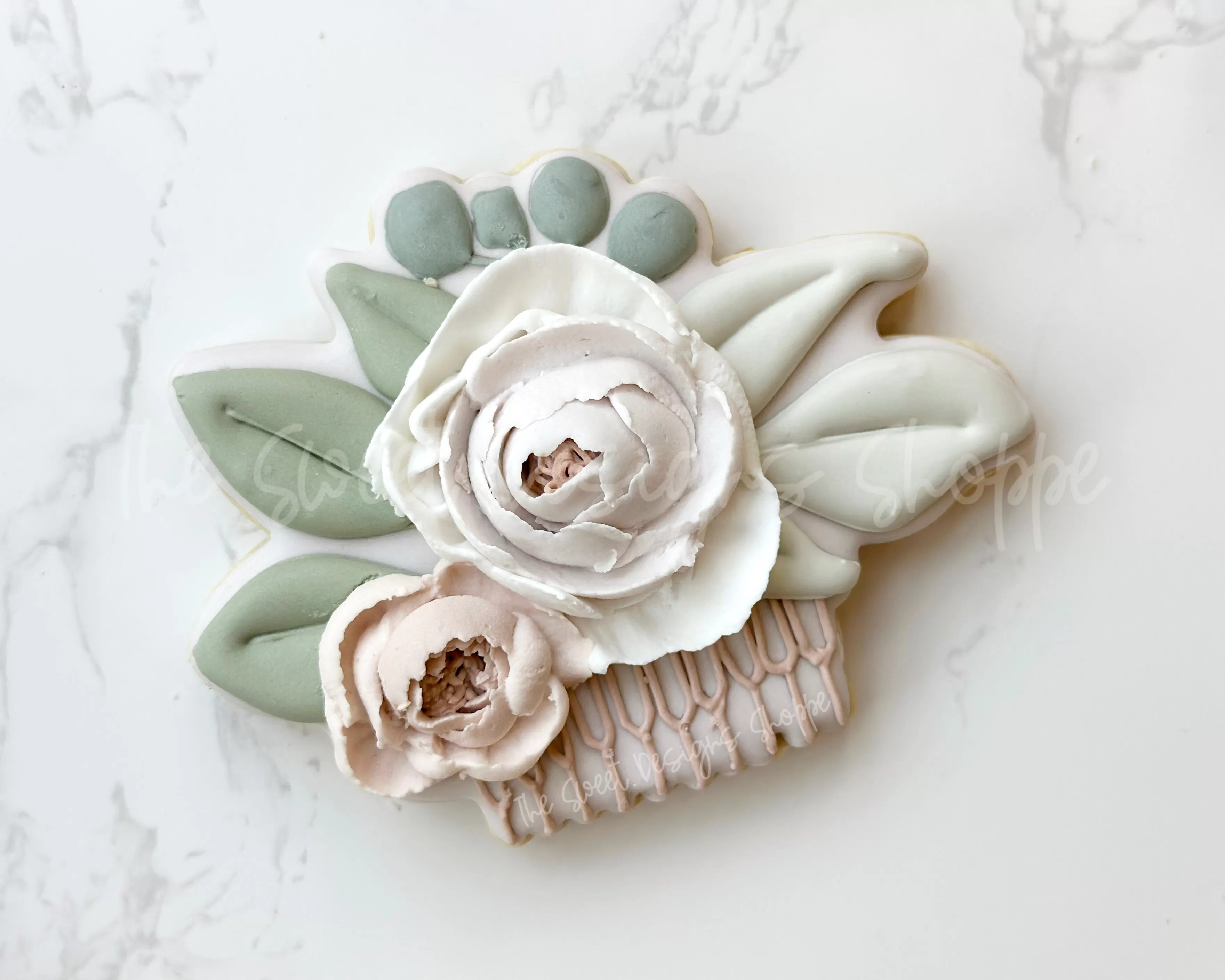 Peony Hair Piece - Cookie Cutter