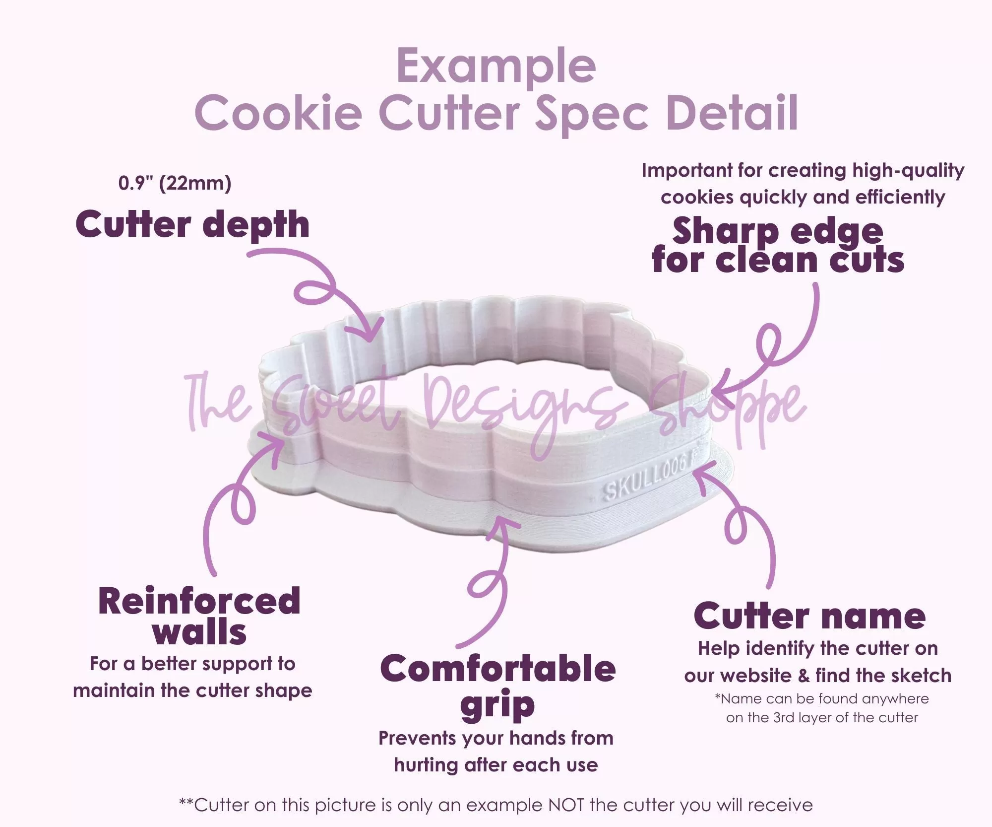 Peony Hair Piece - Cookie Cutter