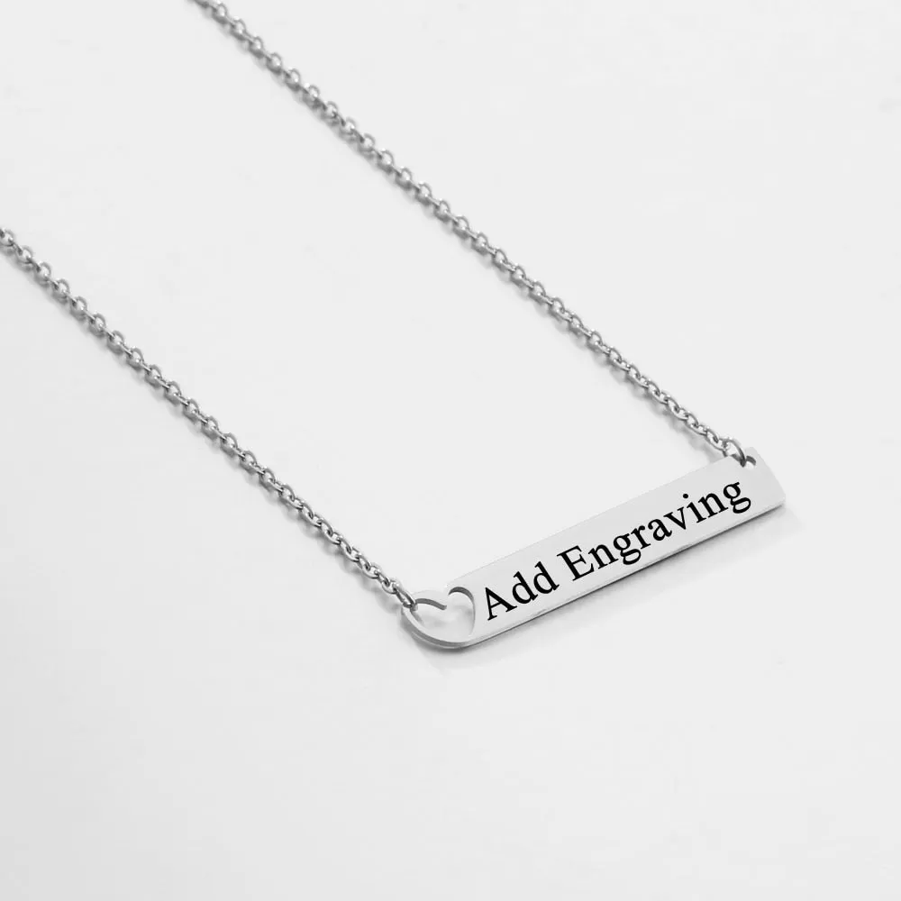 Personalized Nameplate Necklace Custom Name