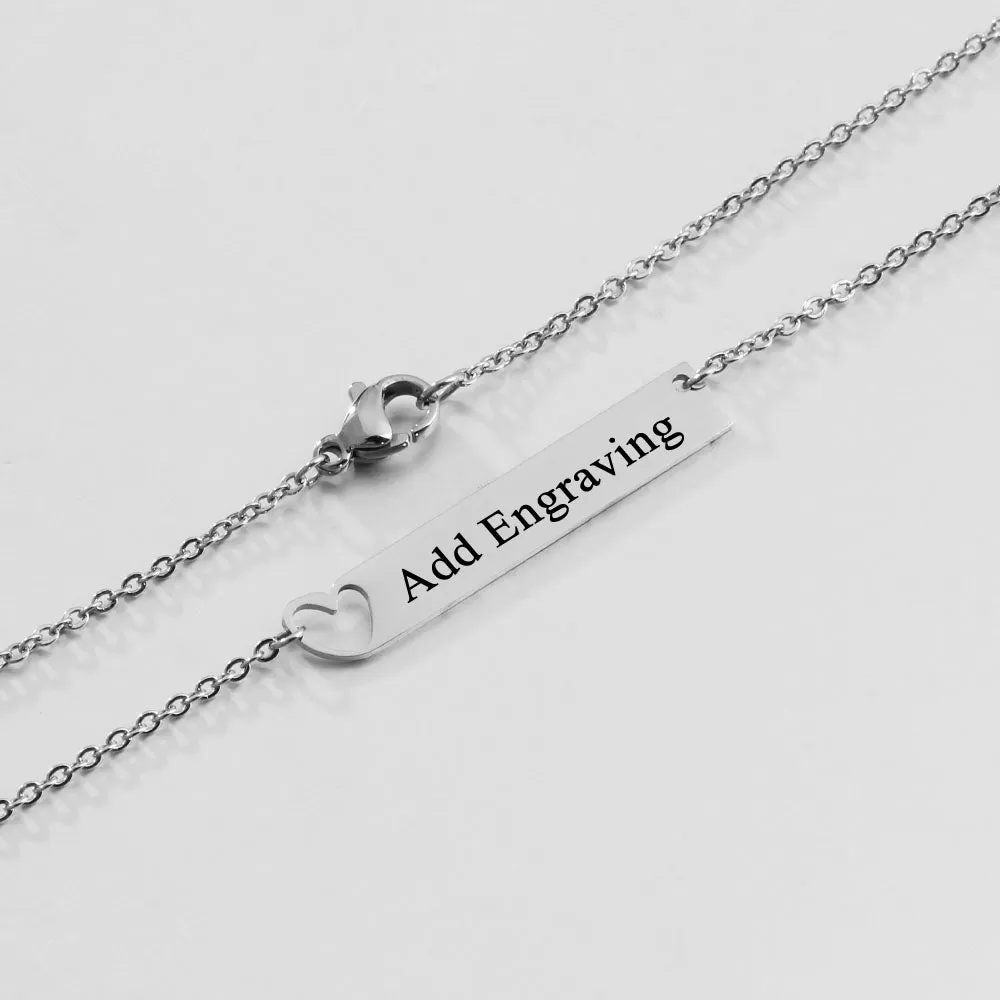 Personalized Nameplate Necklace Custom Name